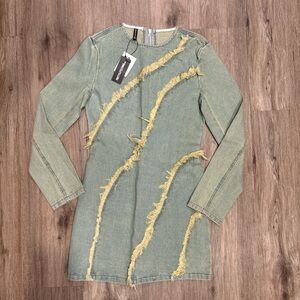 PRETTY LITTLE THING Denim mini dress